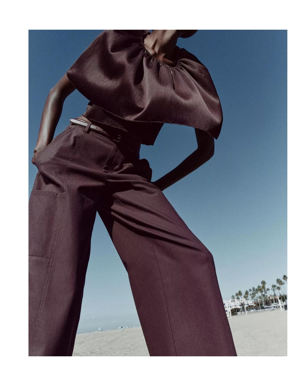 Vince Multicolor Straight Crop Pants