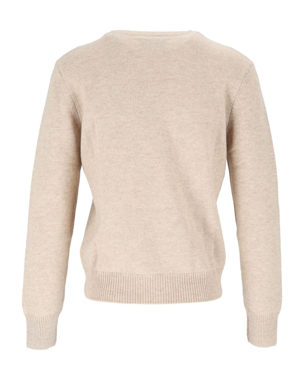 Mc2 Saint Barth Pink Graphic Crew Knitted Sweater