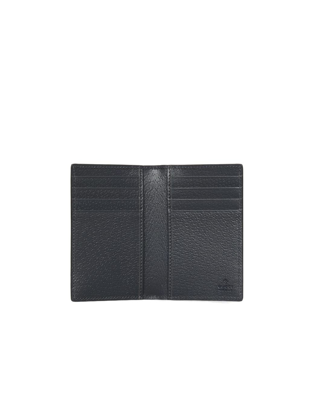 Gucci Gray Monogrammed Bifold Cardholder for men