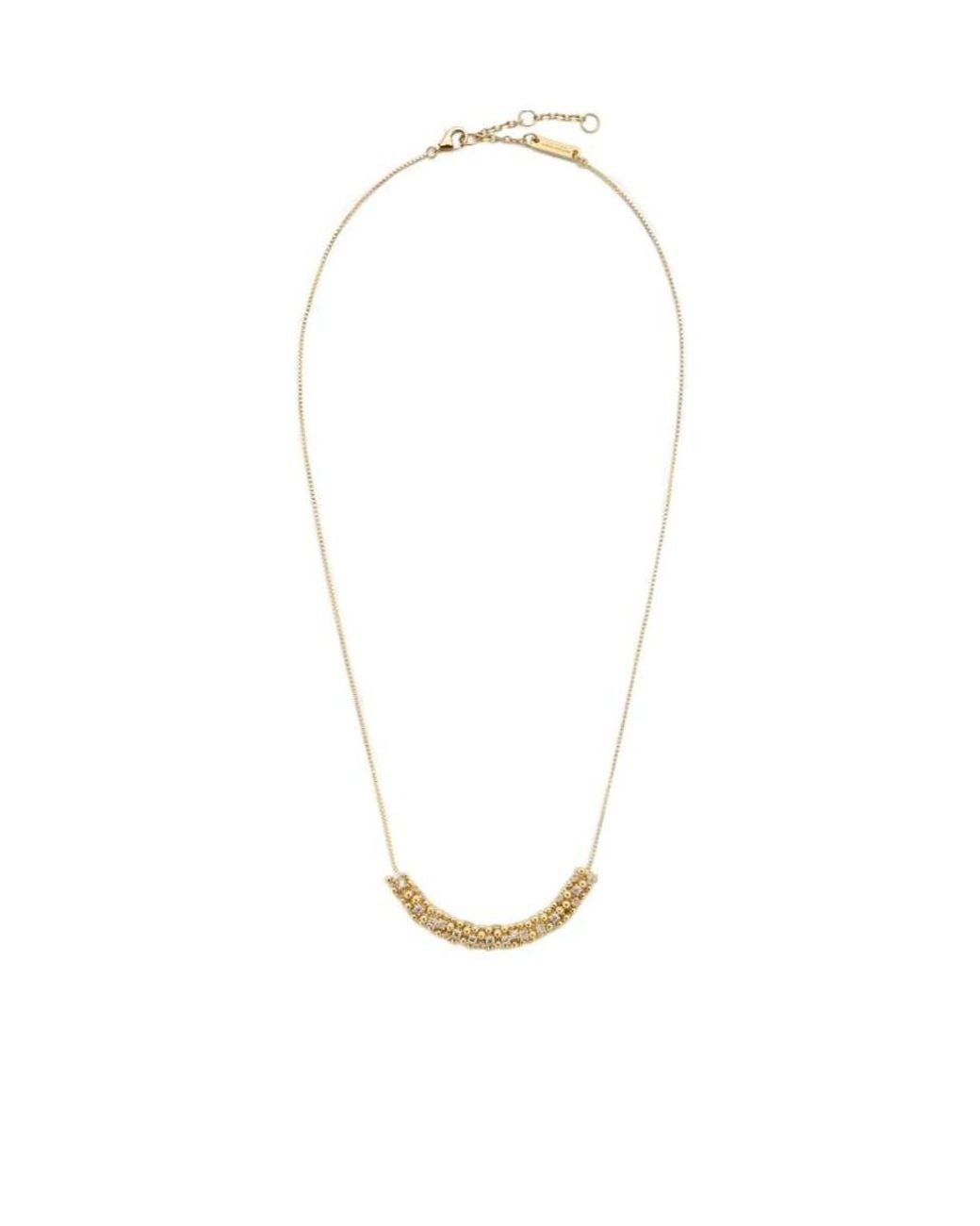 Bottega Veneta White Bubble Necklace