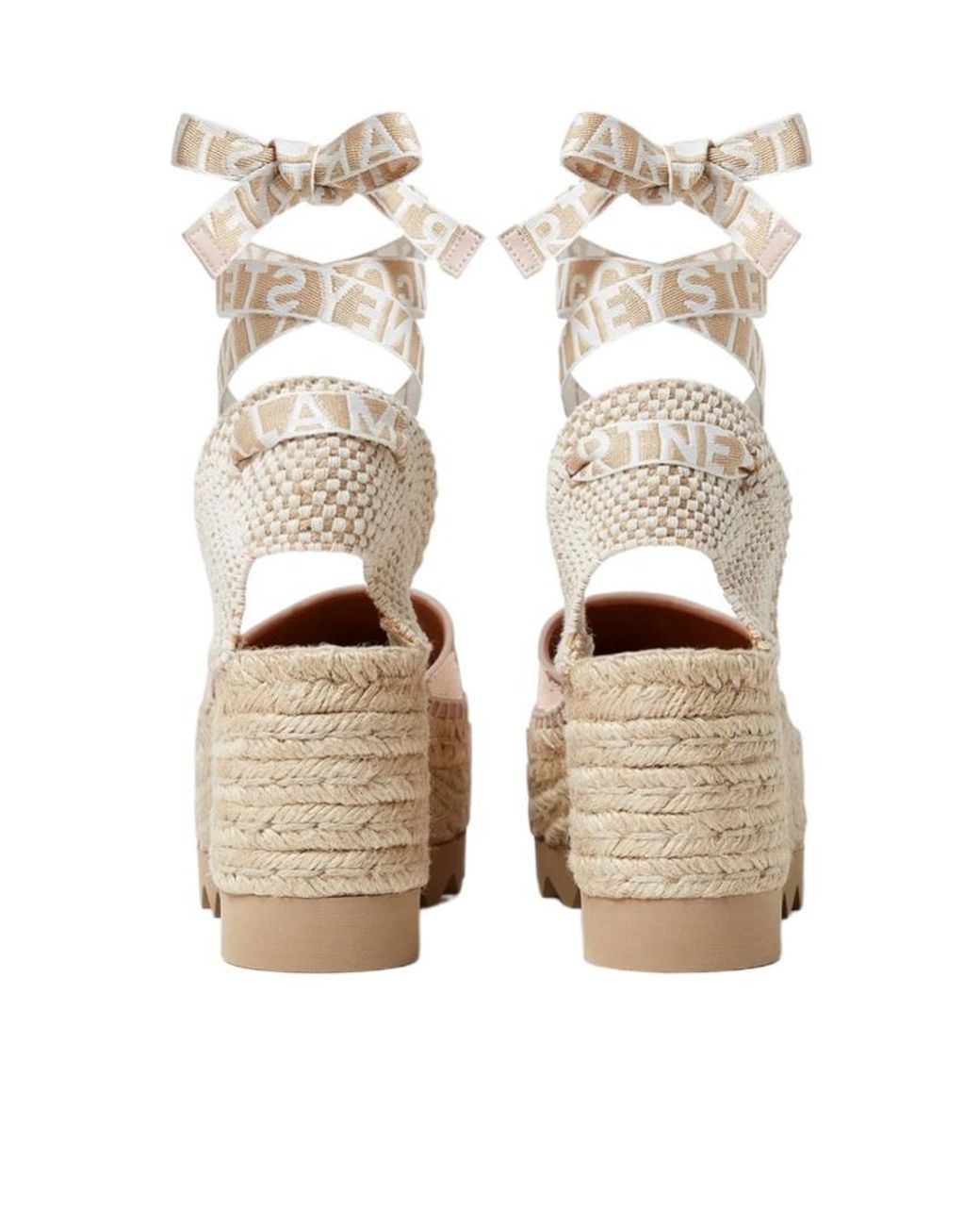 Stella McCartney Natural Gaia Platform Espadrilles