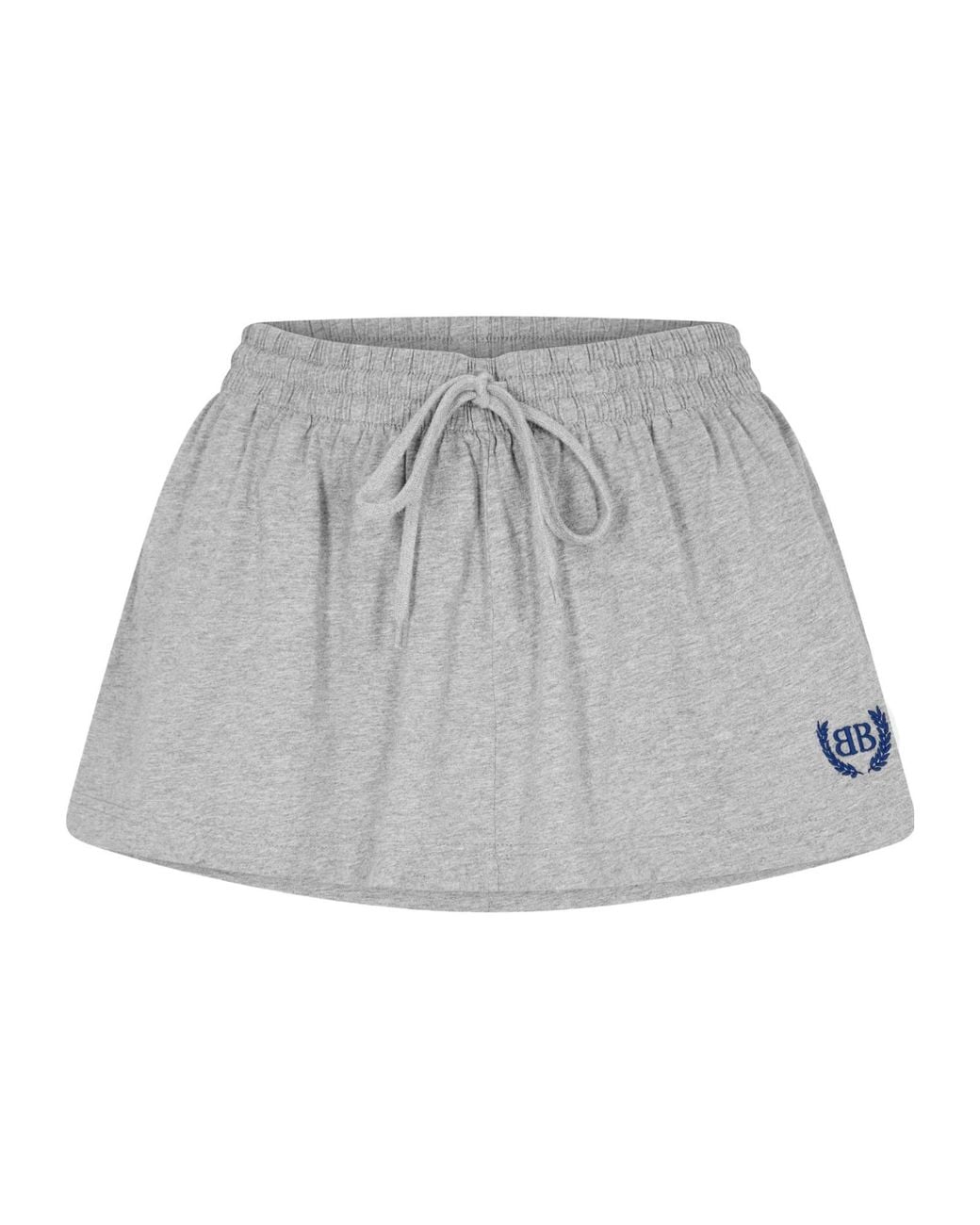 Balenciaga Gray Bal Mini Skirt Ld53