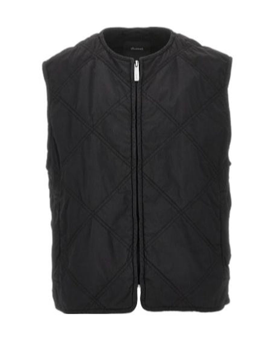 Herno Black Sleeveless Vest for men