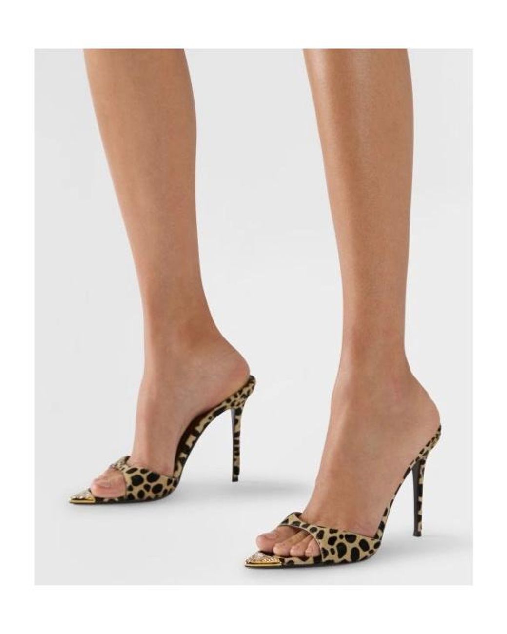 Giuseppe Zanotti Metallic Intriigo Savage Embellished Mules