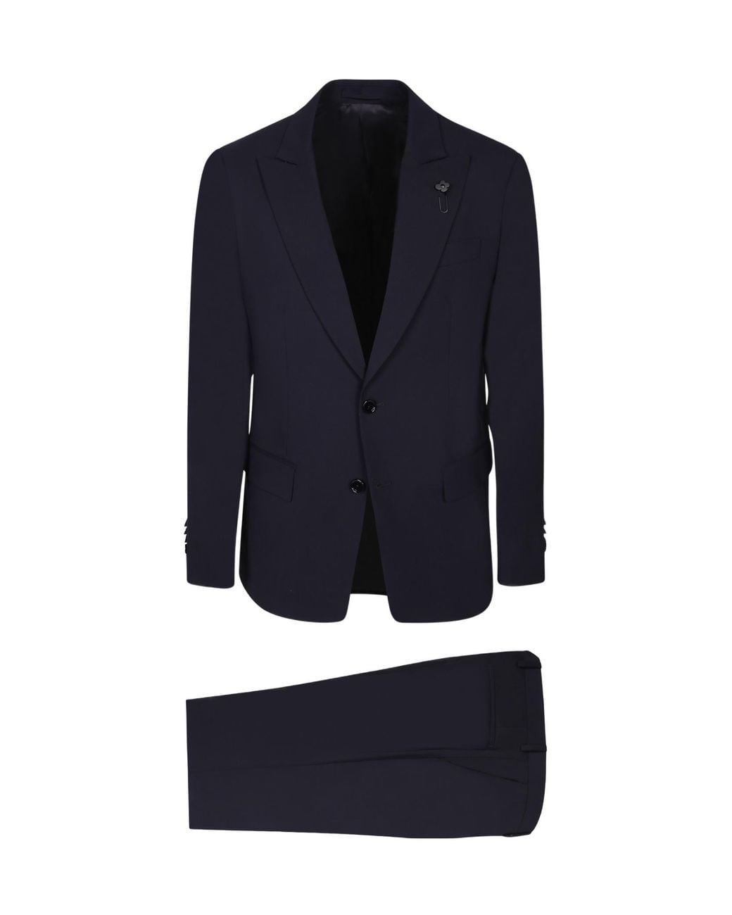 Lardini Blue Single-Breasted Tailored Suit for men