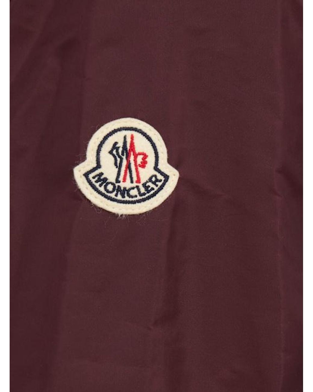 Moncler Purple Coquelicot Hooded Nylon Casual Jacket