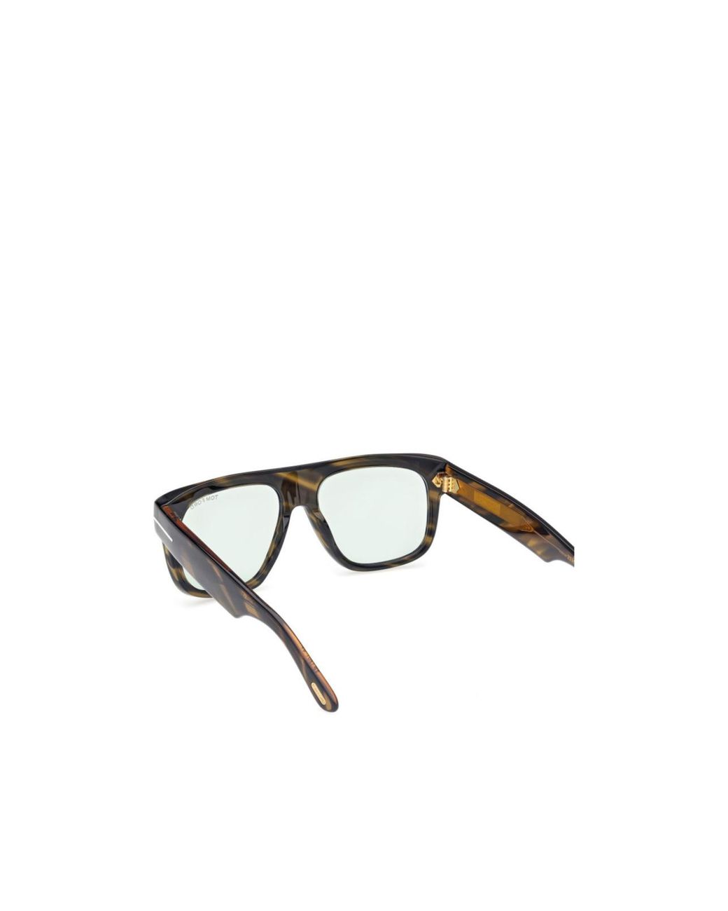 Tom Ford White Eyewear Pilot Frame Sunglasses for men