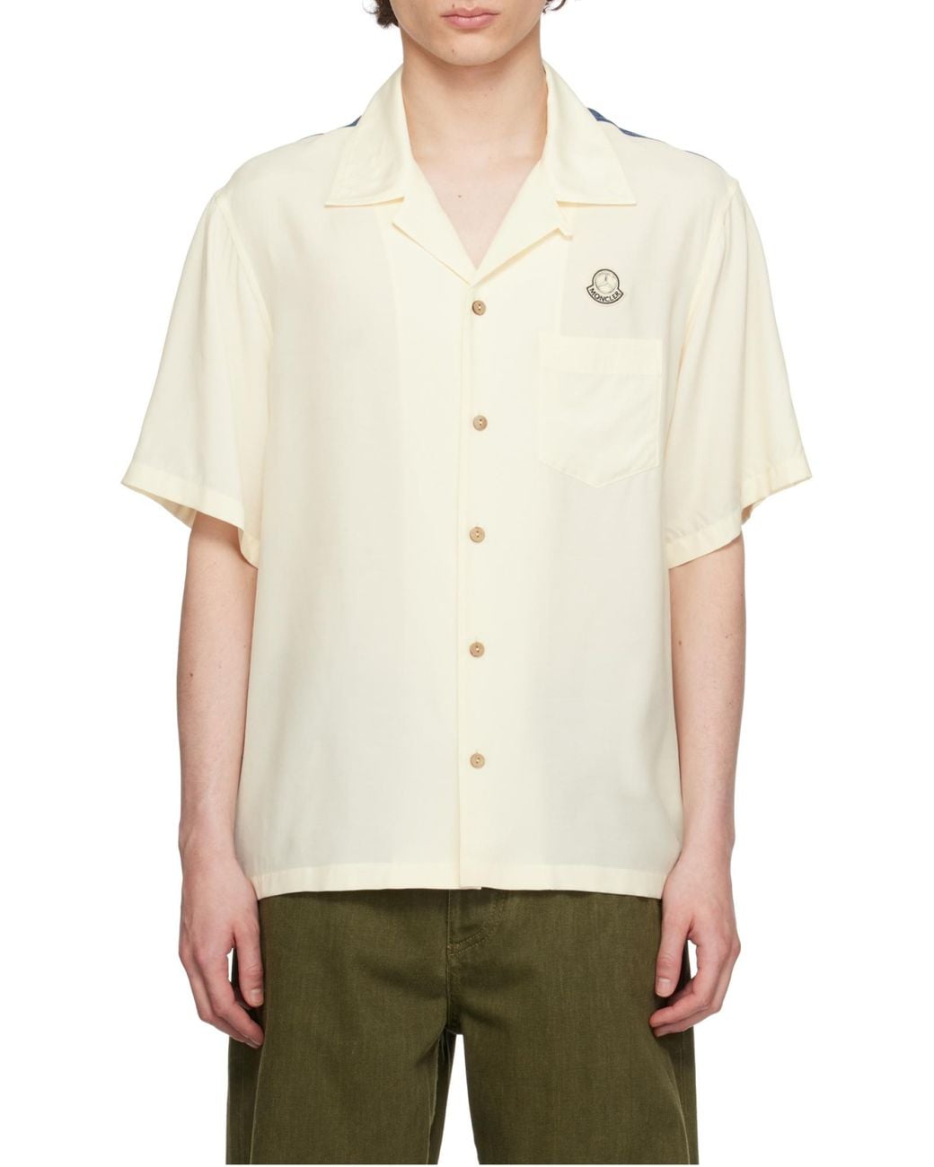 Moncler White X Mercedes-Benz By Nigo Satin Shirt for men