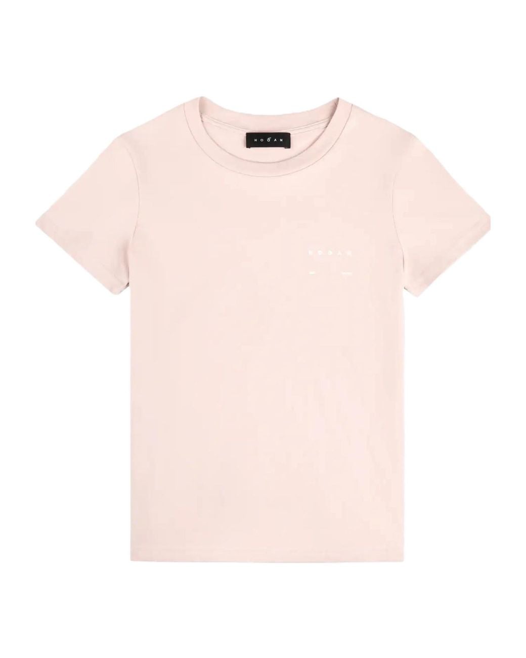 Hogan Pink Logo-Print T-Shirt