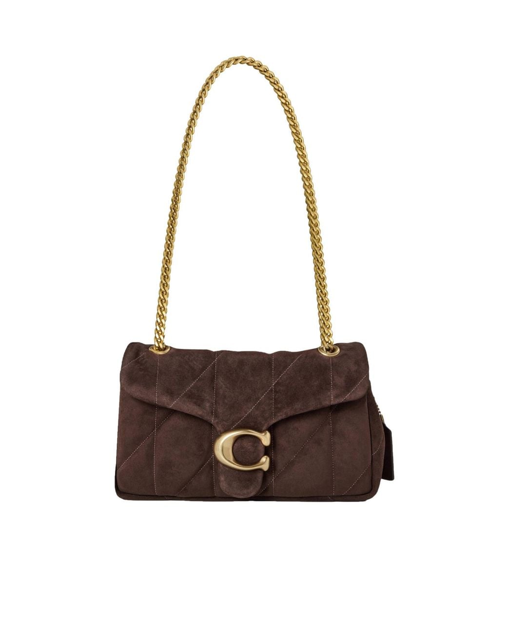 COACH Brown Quilted Tabby 26 Shoulder Bag