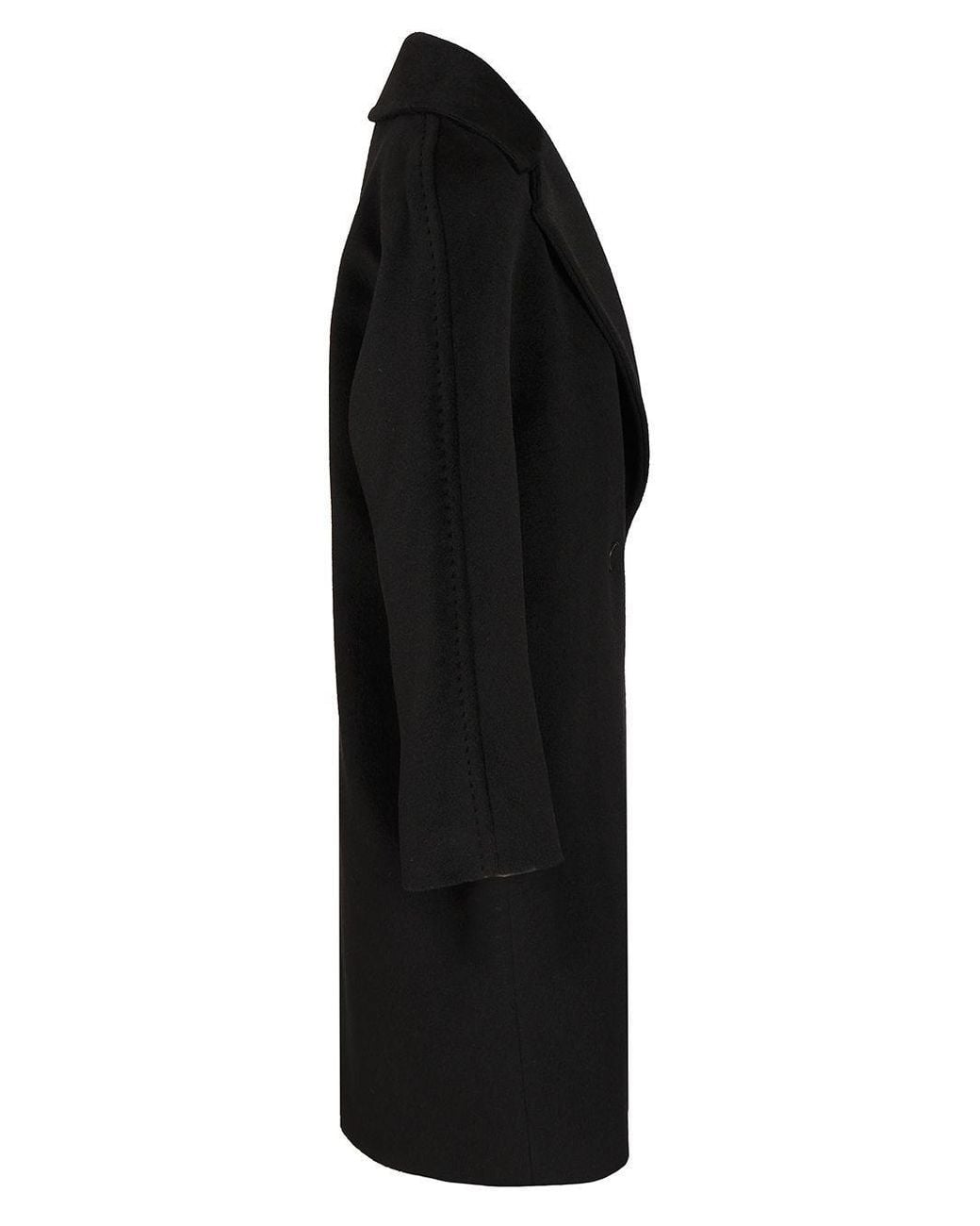 Max Mara Black Studio Tokio Double Breasted Coat