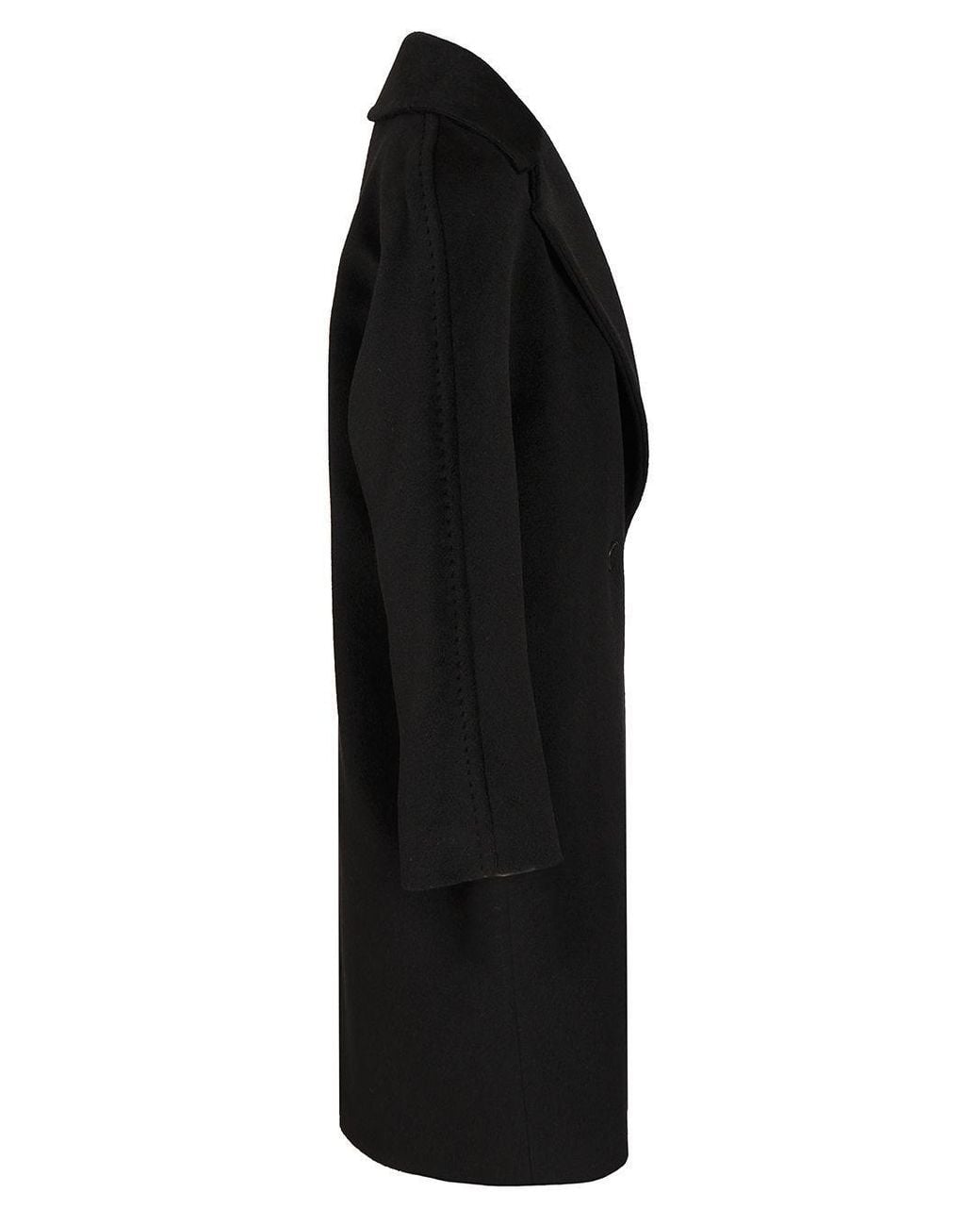 Max Mara Black Studio Tokio Double Breasted Coat