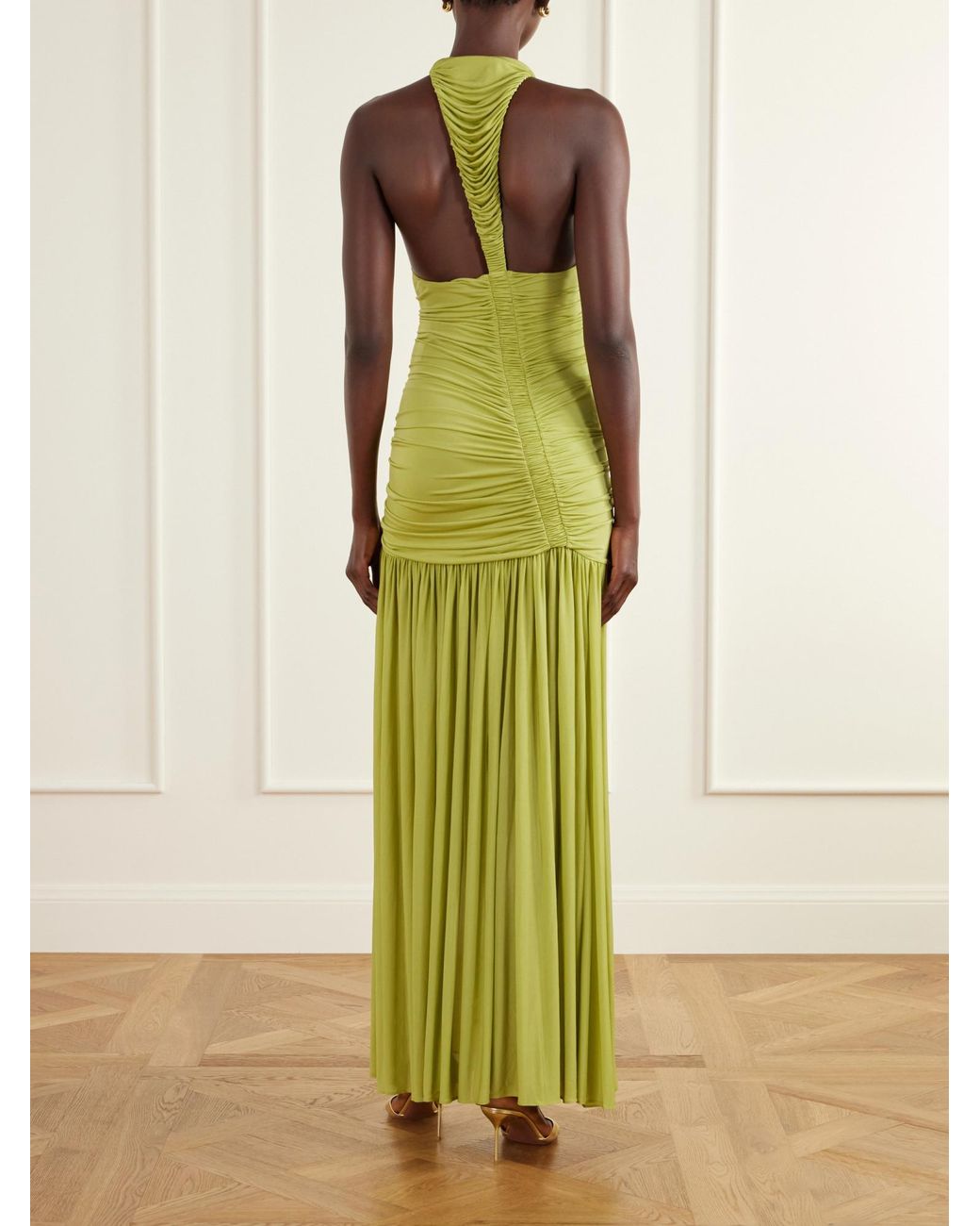 Christopher Esber Green Sleeveless Dress