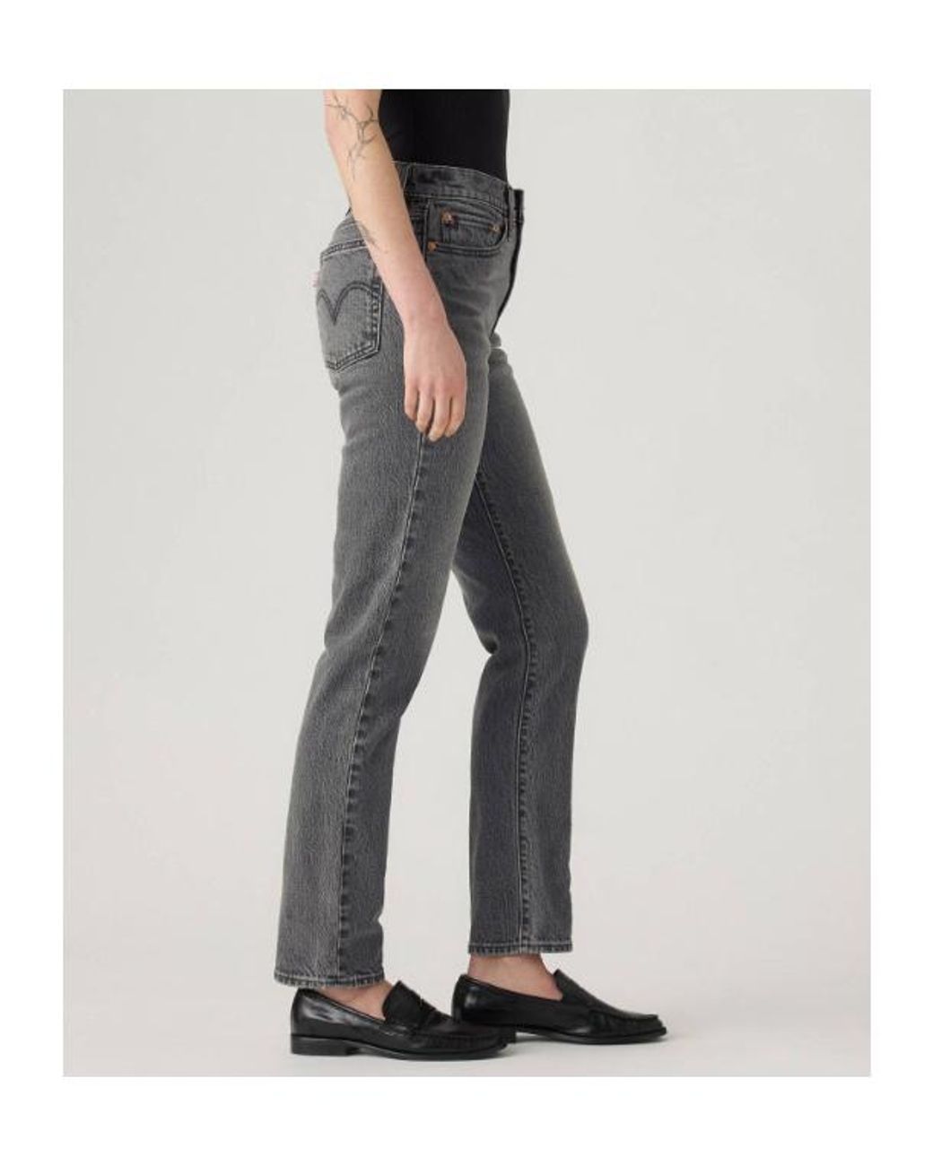 Levi's Black Wedgie Slim Fit Jeans