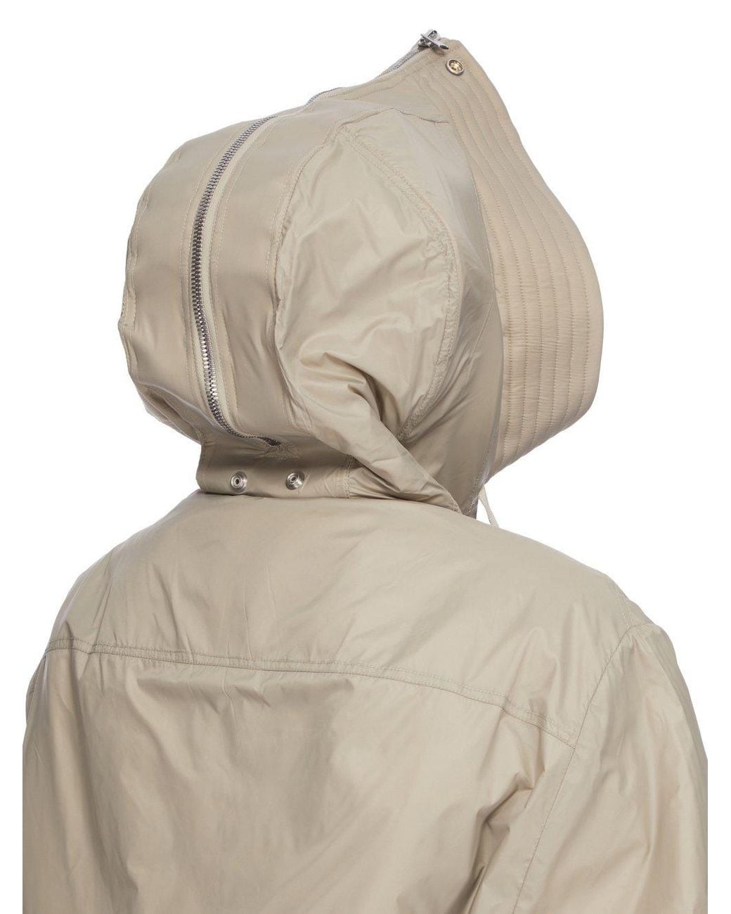 Rick Owens Gray Alice Parka Jacket