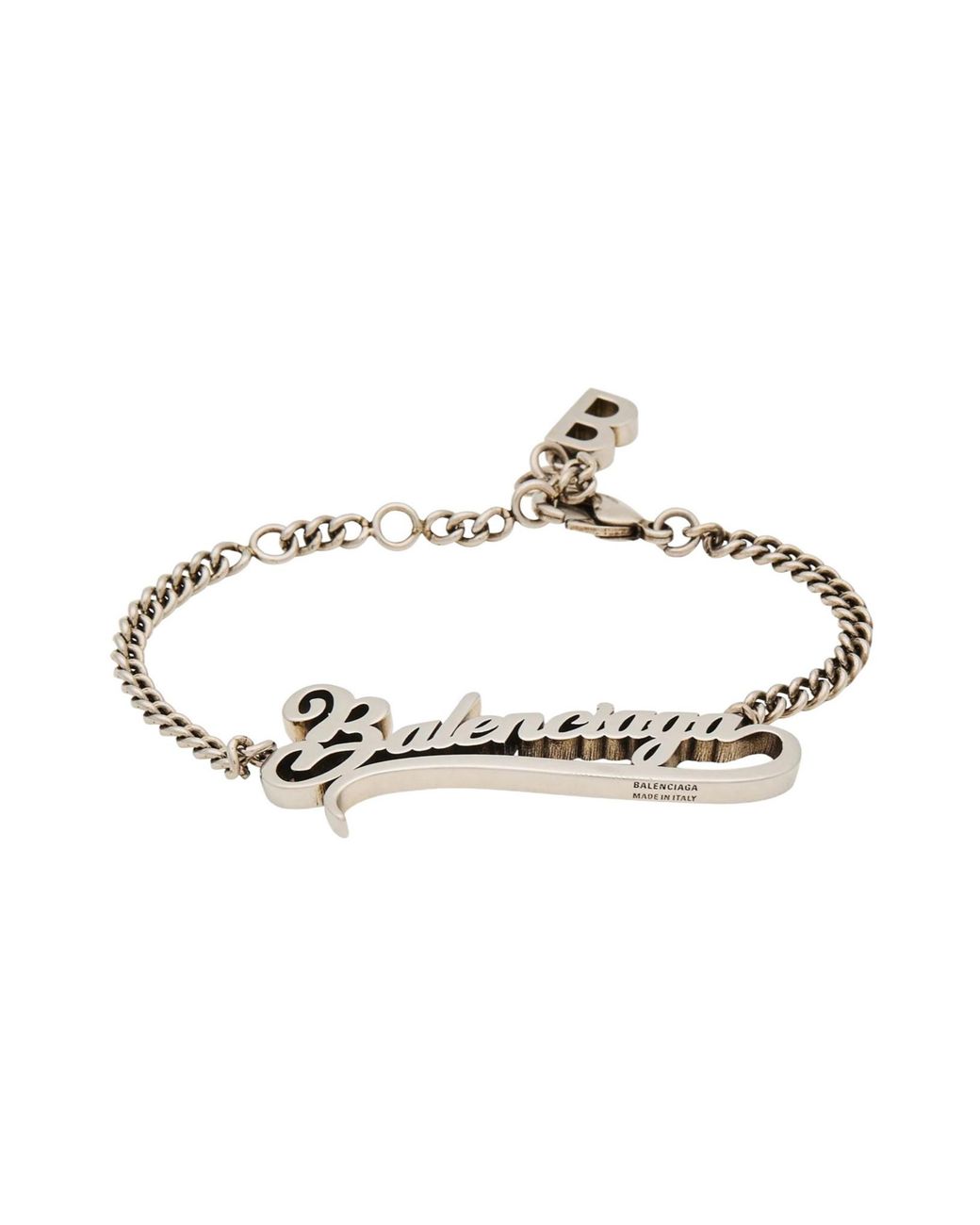 Balenciaga Metallic Metal Bracelet