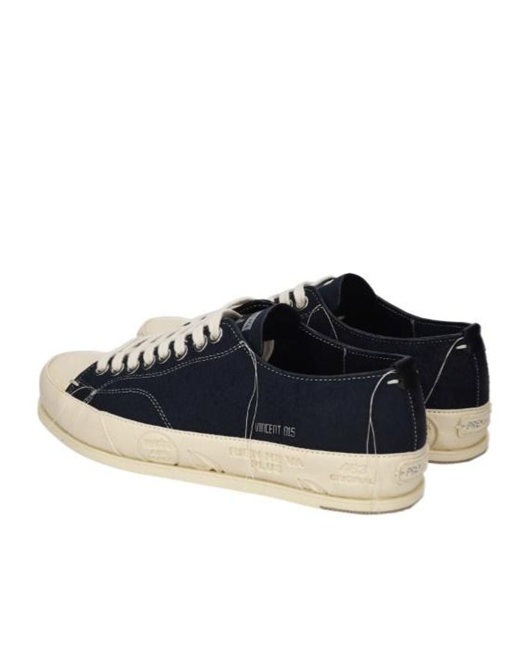 Premiata Blue Vince Low-Top Sneakers for men