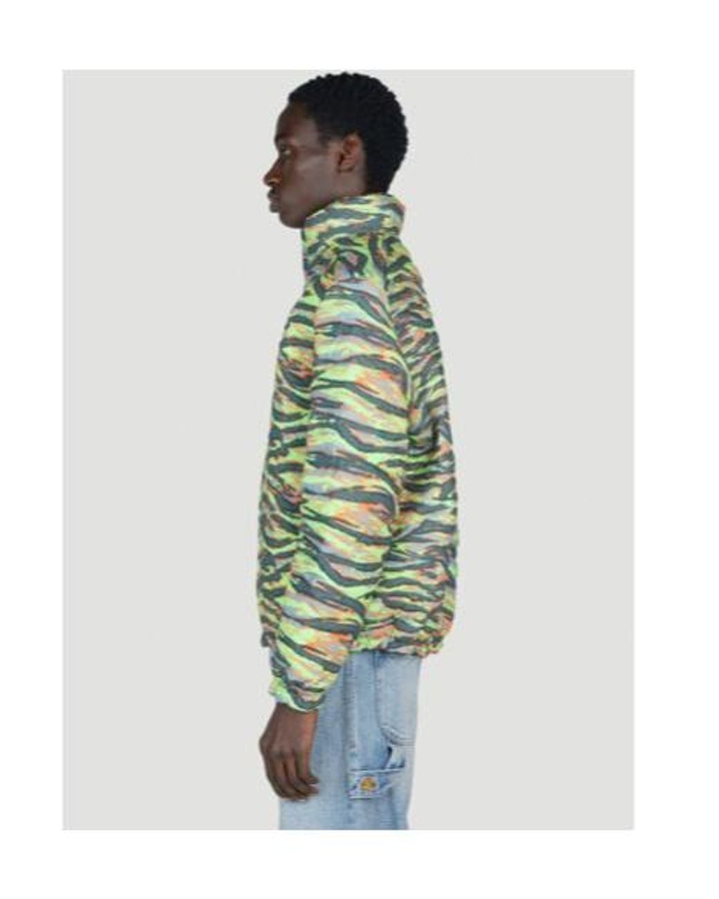 ERL Green Long-Sleeve Padded Cotton Jacket for men