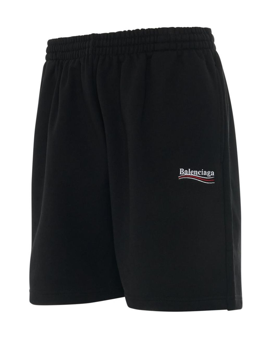 Balenciaga Political Campaign Sweat Shorts in Black for Men | Lyst