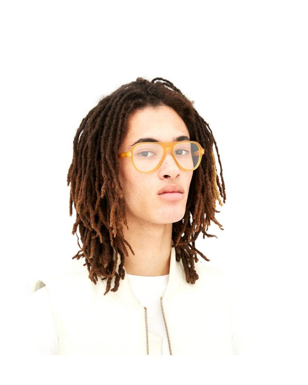 Marni Metallic Eyewear Aviator Frame Glasses for men