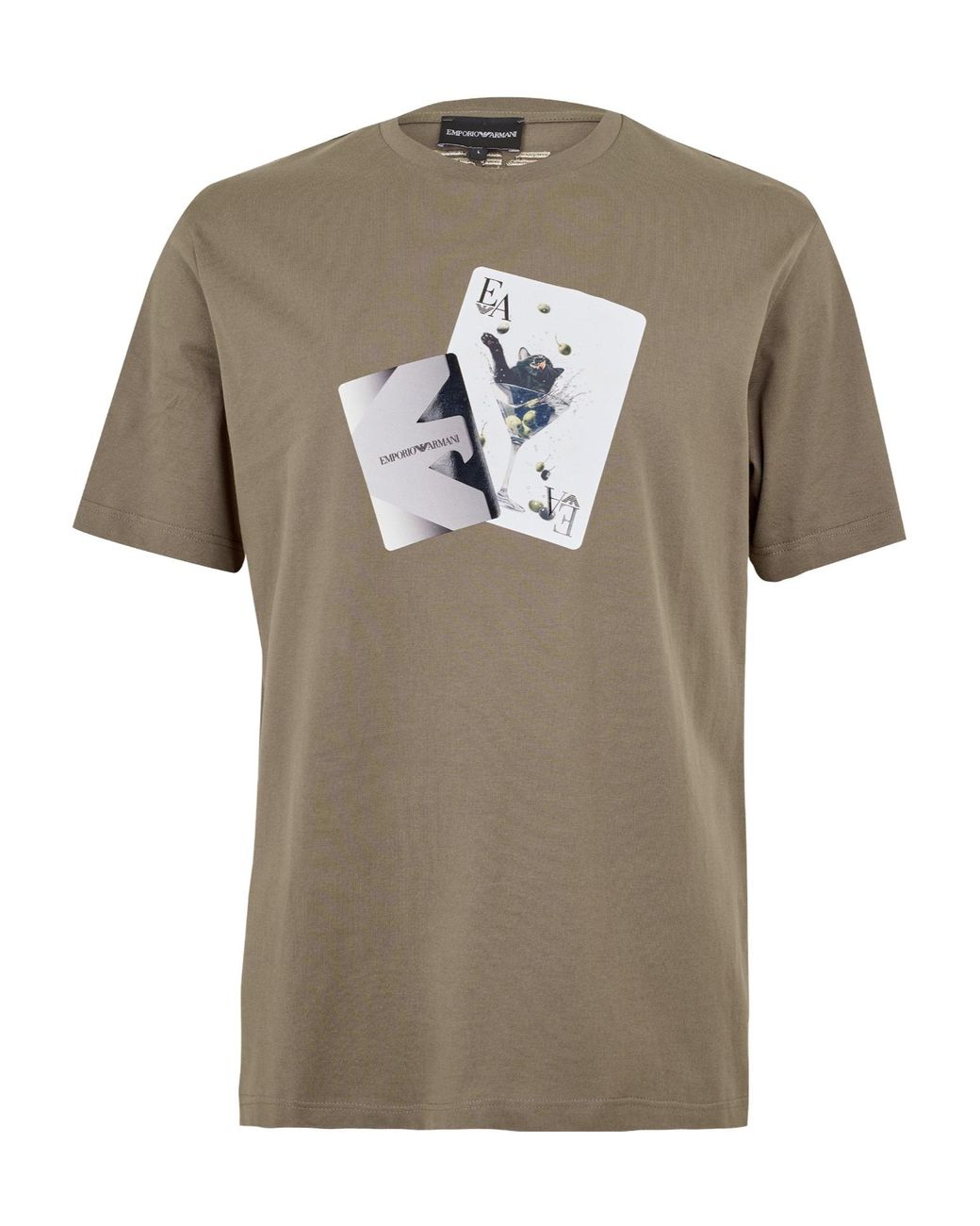 Emporio Armani Natural Crewneck Shortsleeve Tshirt for men