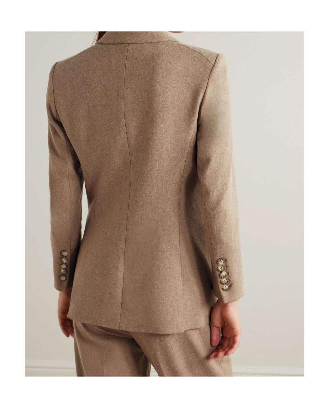 Veronica Beard Brown Nalani Dickey Brushed-Twill Blazer