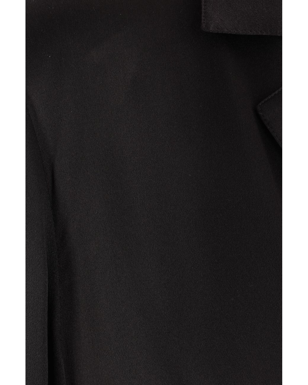 Saint Laurent Black Buttoned Long-Sleeved Pajama Shirt
