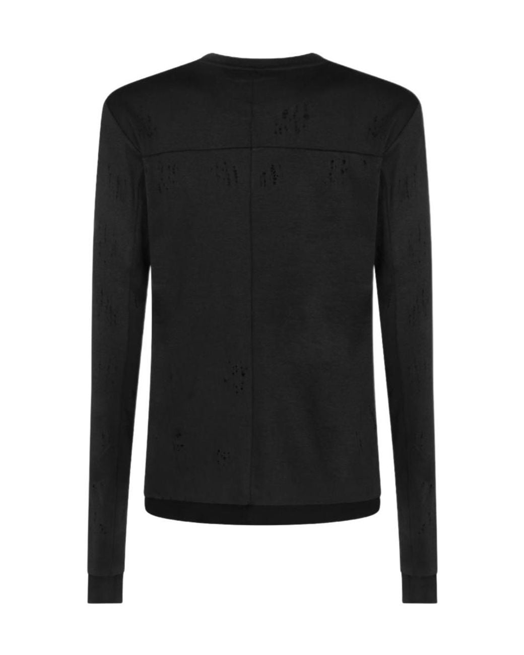 Thom Krom Black Long-Sleeve T-Shirt for men