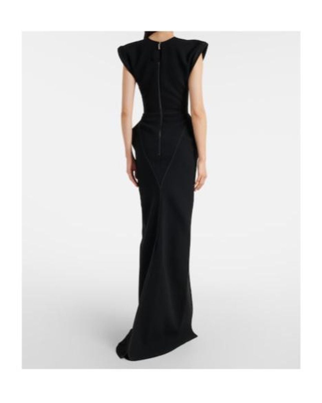 Maticevski Black Graduate Peplum Gown