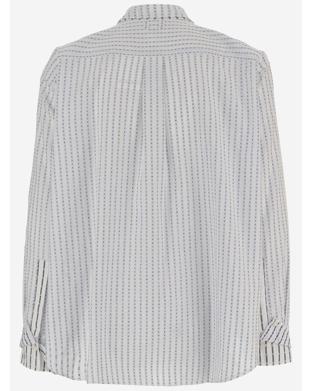 Jacquemus Gray Letro Striped Long Sleeved Shirt for men