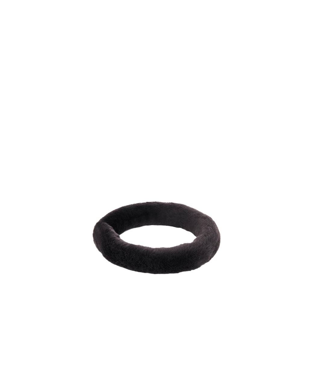 Chloé Black Plush Hairband