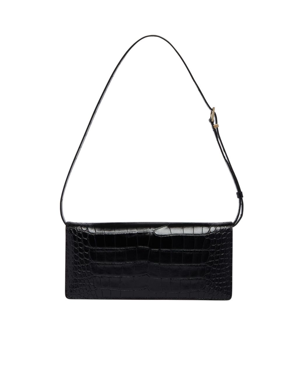 Tom Ford Black Embossed Shoulder Bag