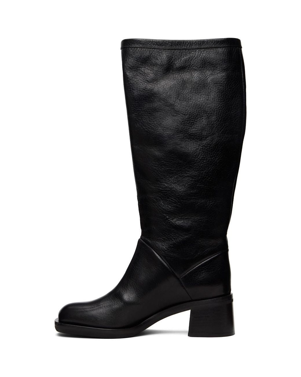 Our Legacy Black Alta Buckled Knee-High Boots