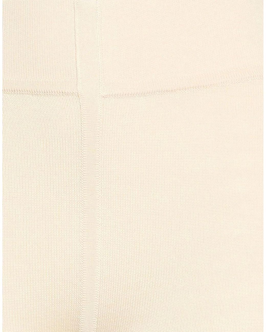 Rick Owens Natural Solid-Color Wool Leggings