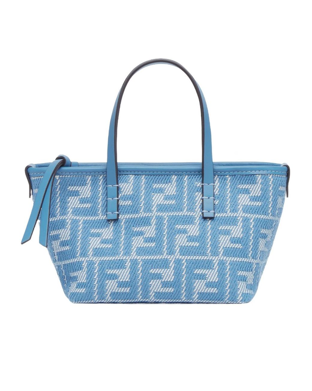 ★関税込み★ ※要在庫確認 FENDI LIGHT BLUE ROLL MINI TOTE Roll Mini Selleria Light blue | Fendi