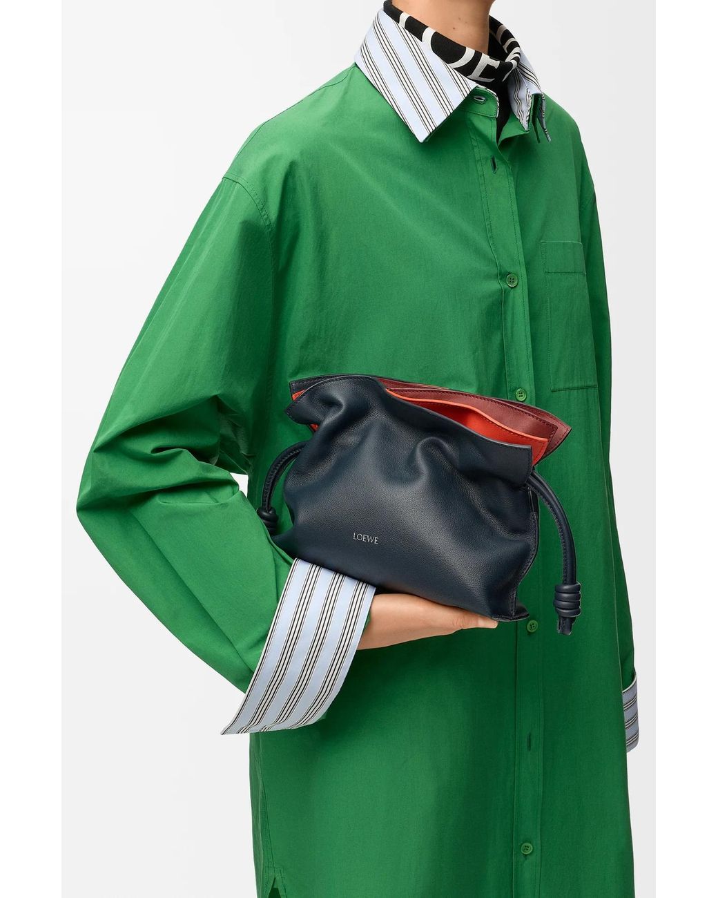 Loewe Blue Drawstring Shoulder Bag