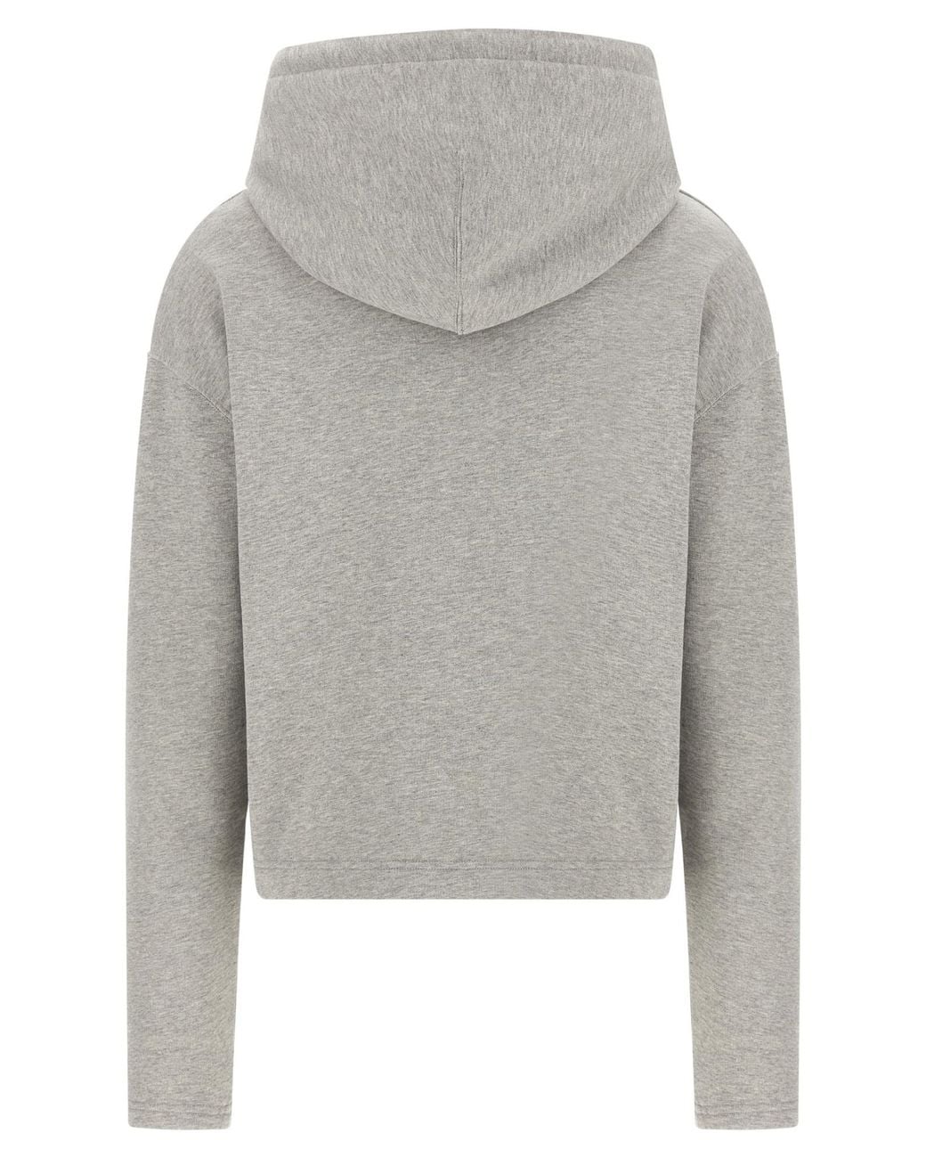 AMI Gray Ami De Coeur Drawstring Hoodie