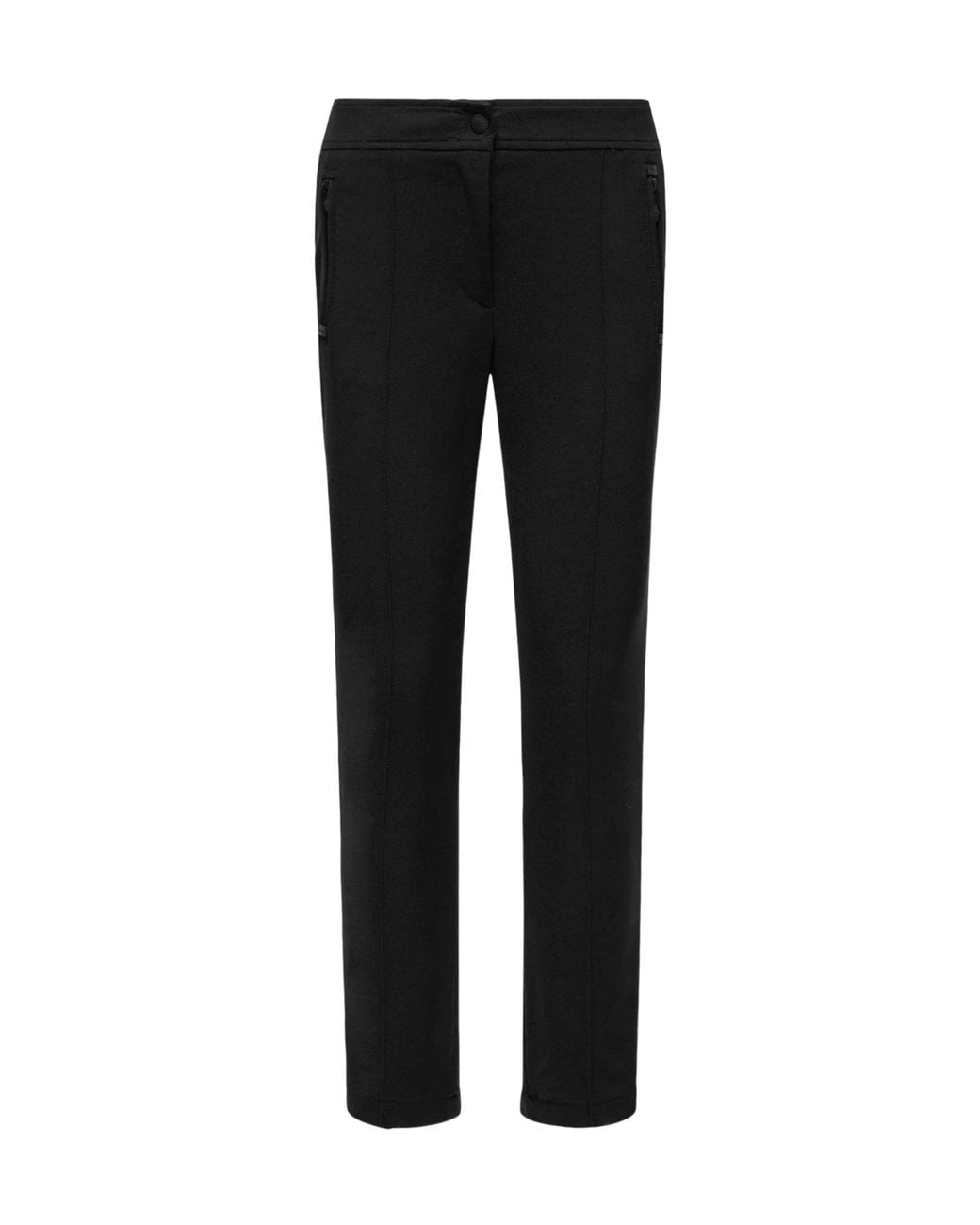 Moncler Black Grenoble Mid Rise Twill Ski Trousers