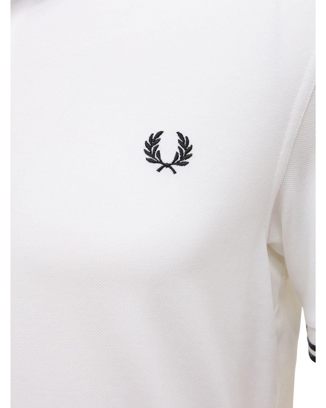 Comme des Garçons White Short-Sleeved Polo Shirt for men