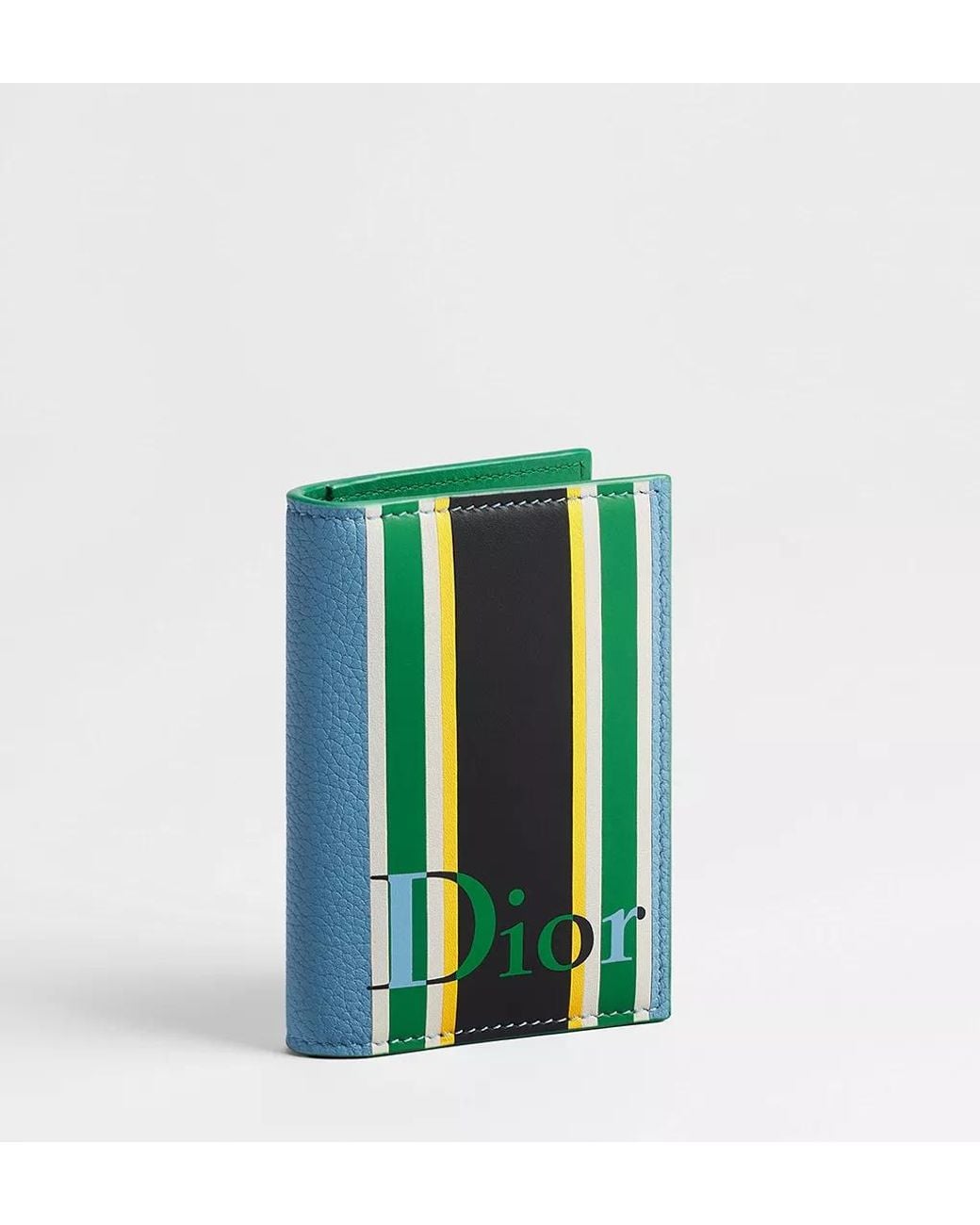 Dior Green Iviera Bifold Card Holder for men