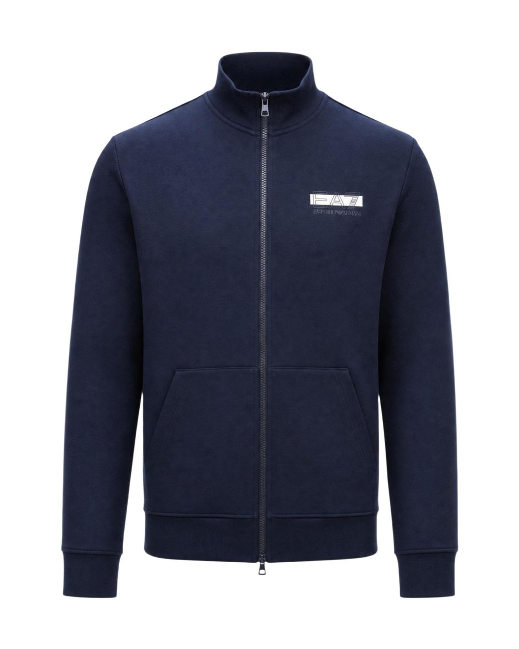EA7 Blue Sweatshirt And Sweatpants Set for men