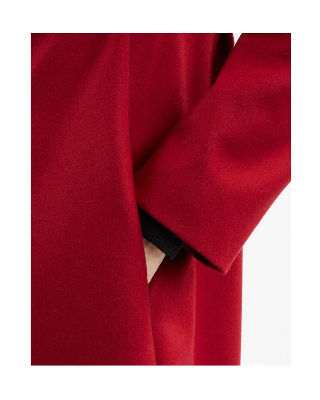 Fay Red Virginia Hook-Closure Coat