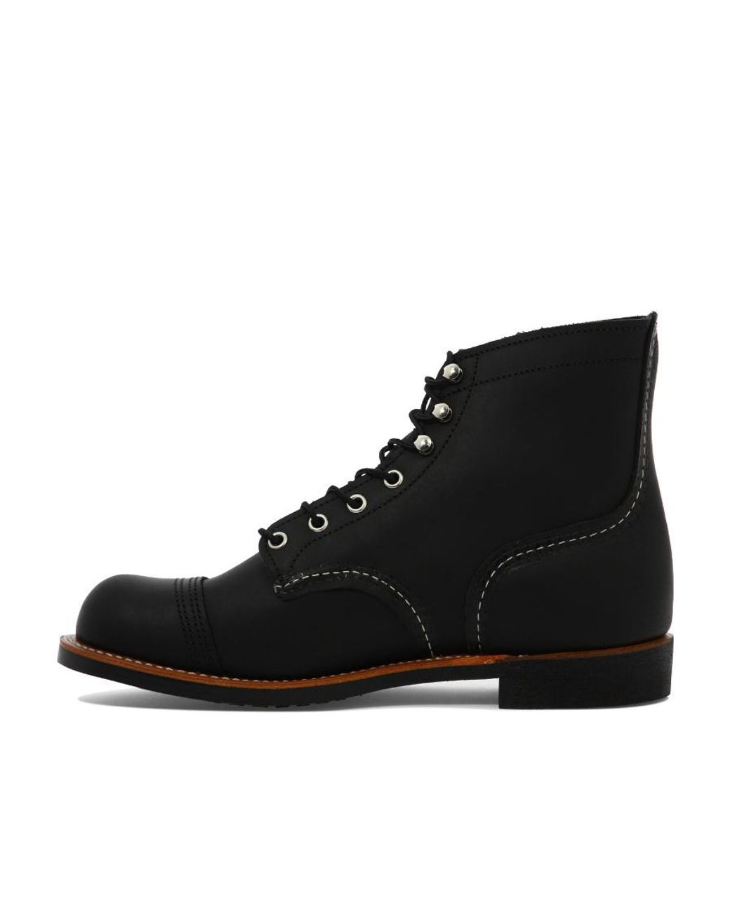 Red Wing Black Logo Logo Short Boots for men