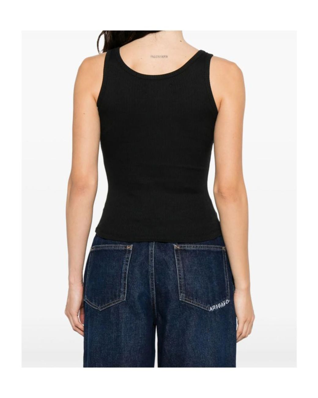 Amiri Black Stretch Top