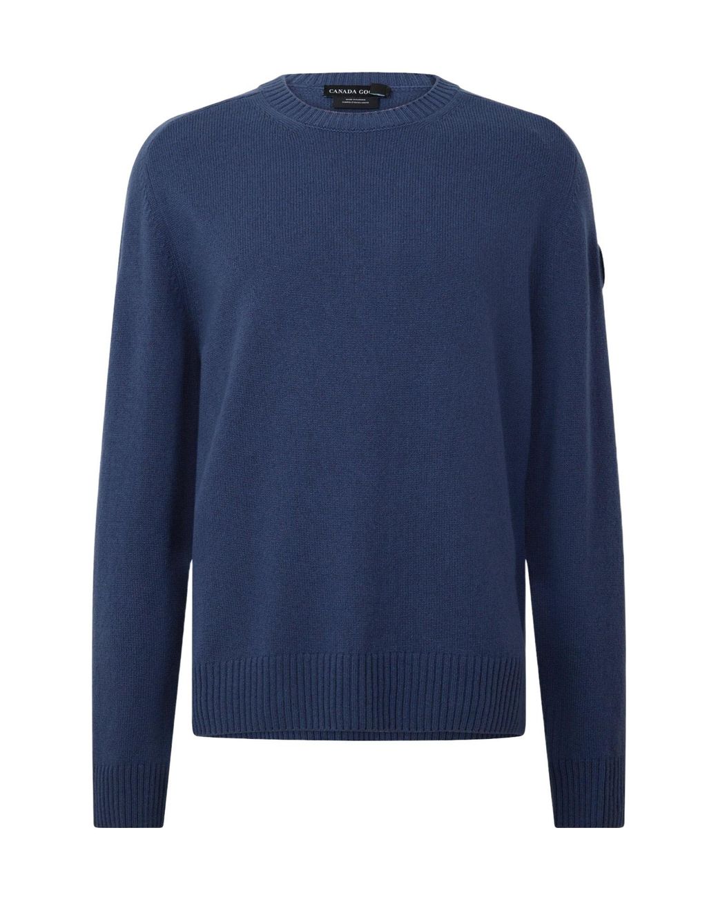 Canada Goose Blue Minimalist Crewneck Sweater for men