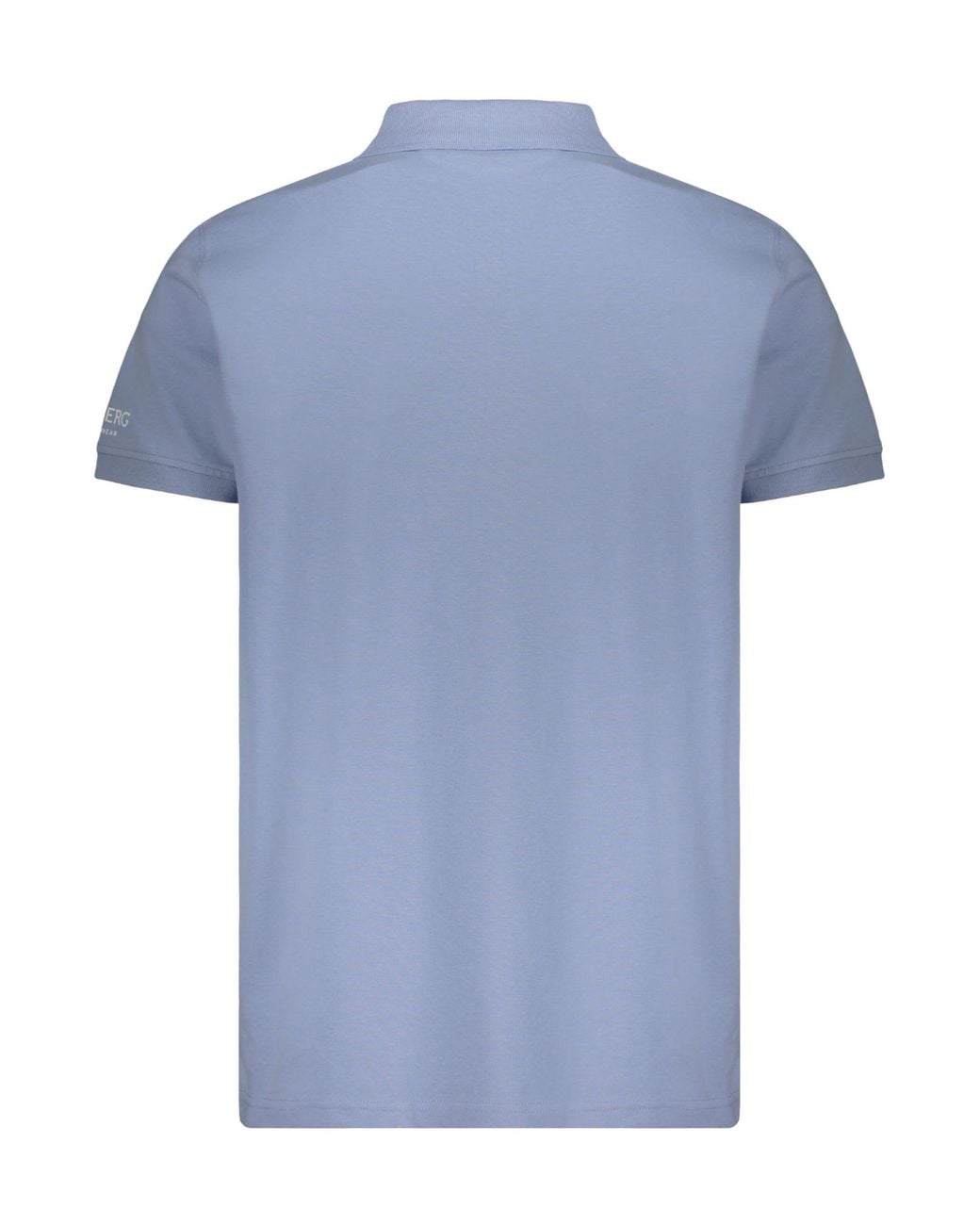 Iceberg Blue Logo Piqué Polo Shirt for men