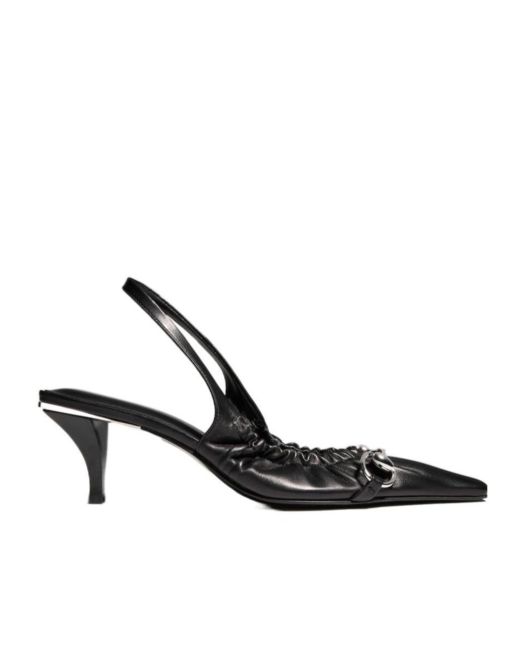 Gucci Multicolor Vittoria Slingback Pump With Elastic