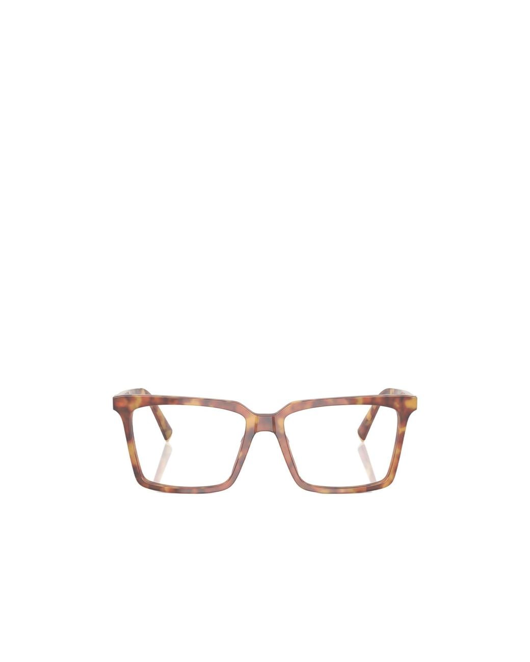 Miu Miu White Eyewear Square-Frame Glasses