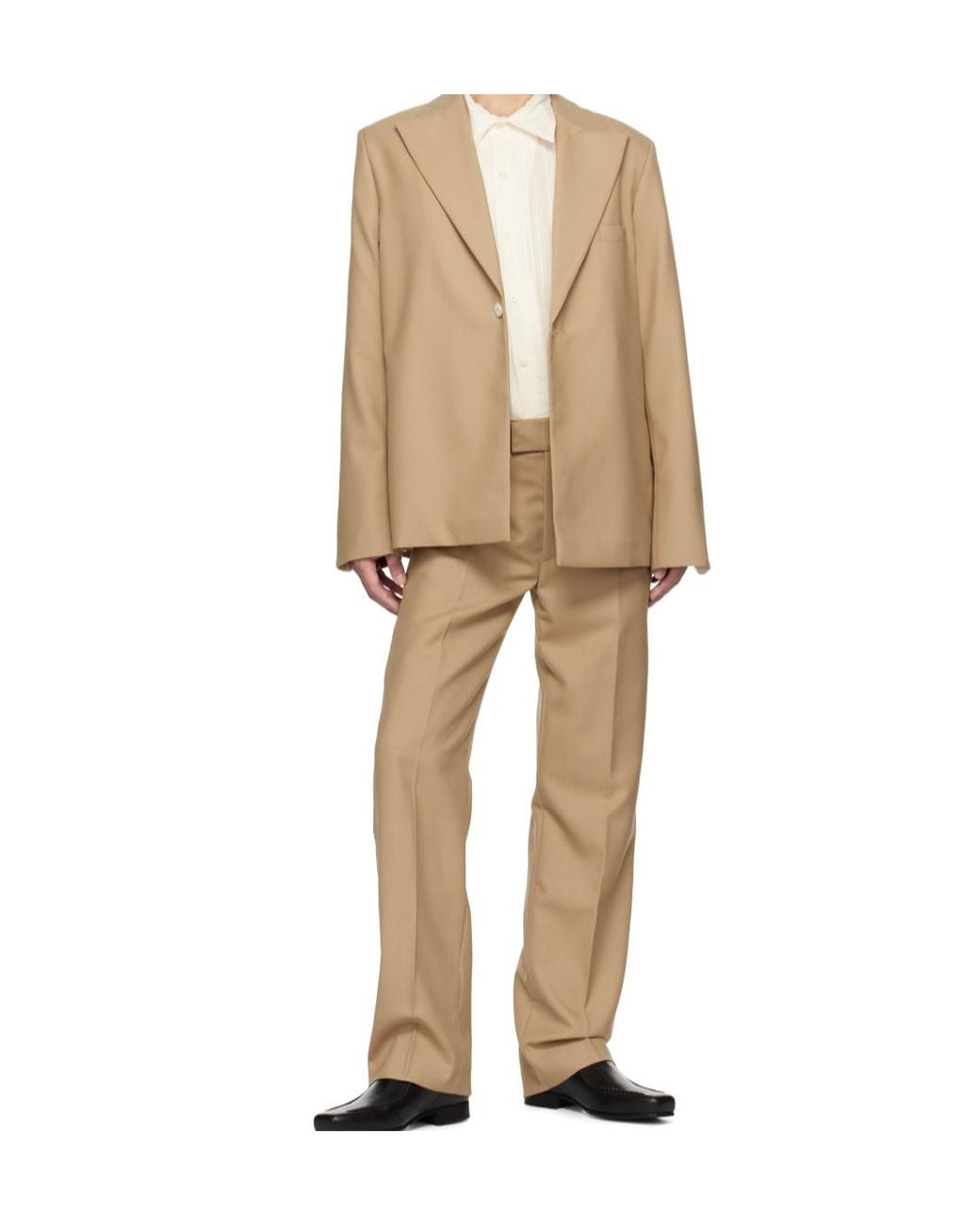 Séfr White Séfr Tailored Power Blazer Jacket for men