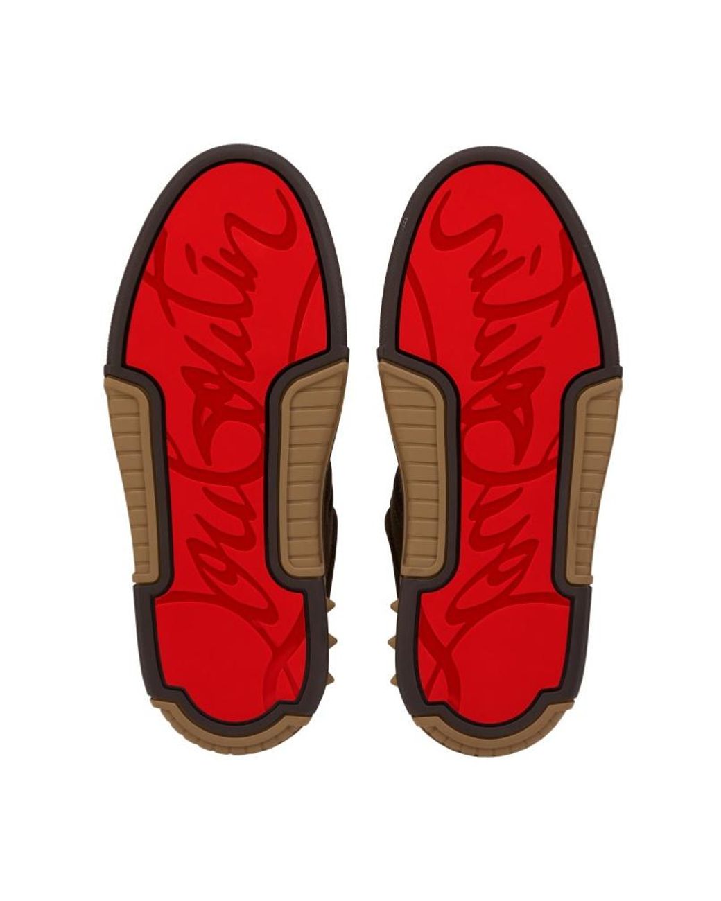 Christian Louboutin Brown Maronne Leather Sneaker for men